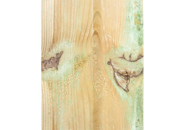 Druckimprägniertes Fichtenholz