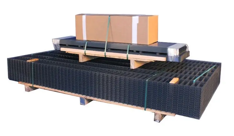 Doppelstabmattenzaun Komplettset