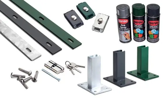 Doppelstabmattenzaun Zubehör