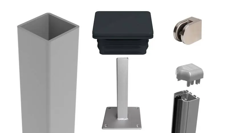 HPL Sichtschutz Zubehör