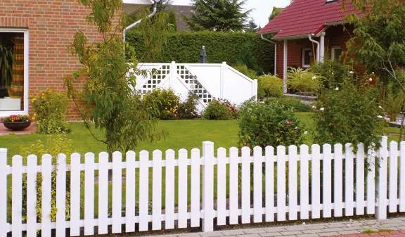 Kunststoff Gartenzäune