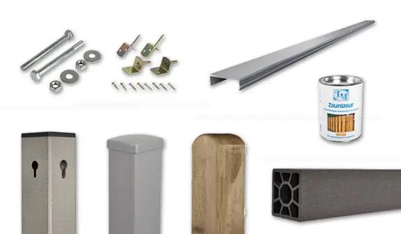 Sichtschutzzaun Zubehör