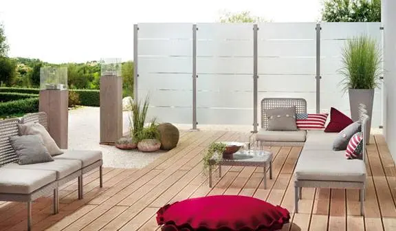 Sichtschutz aus Glas