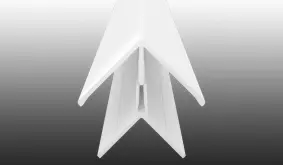Unverrottbares Eckprofil aus pflegeleichtem PVC-Kunststoff - 2-teiliges Klicksystem zur einfachen Montage