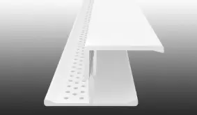 2-teiliges, witterungsbeständiges Lüftungsprofil aus pflegeleichtem PVC-Kunststoff - in 5 verschiedenen Dekoren