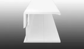 UV-beständiges U-Abschlussprofil aus 2-teiligem PVC-Klicksystem in 5 verschiedenen Dekoren.