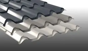 Pfannenblech - 250/47 - 0,5 mm - 25 my Polyester