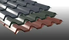 Pfannenblech - 250/47 - 0,75 mm - 25 my Polyester