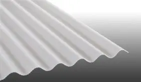 2,8 mm starke Wellplatten aus witterungsbeständigem Polycarbonat mit sonnenreflektierender Oberfläche