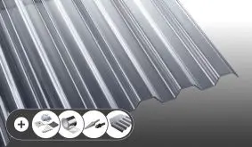 Polycarbonat Wellplatten - Glasklar im Set