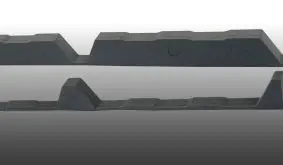 Profilfüller aus Schaumstoff in Anthrazit für 333/45 Profilbleche in First- oder Traufenausführung