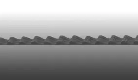 Profilfüller S76/18 aus Schaumstoff. Zum Abdichten und Auffüllen von Wellblechen im Sinusprofil 76/18