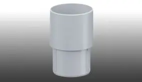 Mit der Inefa Rohrmuffe DN 75 verbinden Sie die Fallrohre mit Rohrbögen oder weiteren Fallrohren