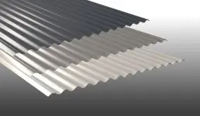 Das 0,5 mm Wellblech S 76/18 mit 25 µm Polyester-Beschichtung ist ein preisgünstiger Allrounder