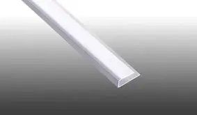 Für saubere Abschlüsse im Randbereich: Weißes 10 mm U-Abschlussprofil in 3000 mm für die PVC Paneele 10/100