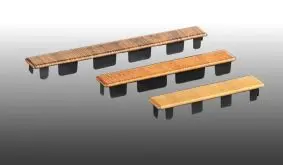 Optisch ansprechende Abdeckkappen für Hohlkammerbretter in den Farben Eiche Rustikal, Astfichte und Golden Oak