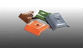 In 14 Farben im 100er-Paket erhältlich: Alu Kalotten mit Dichtung für das Trapezprofil 207/35