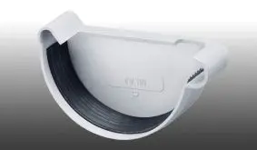 Das Inefa Dachrinnen-Endstück für NW 100 Rinnen