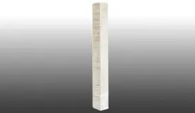 10 x 10 x 95 cm Fundamenteinschub für Aluminium-Pfosten hat das Maß. Dieser verstärkt die Verankerung Ihres Pfostens im Boden
