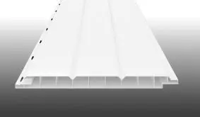Die witterungsbeständigen 17 mm PVC-Profile sind in einer Länge von 3000 und 6000 mm verfügbar - ideal für dauerhafte Wand- und Deckenverkleidungen (Profil aktuell nur einseitig!)