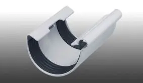 Der Inefa Dachrinnen-Verbinder mit Temperaturskala für den Dehnungsausgleich