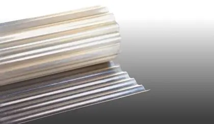 S 76/18 Lichtwellrollen aus GFK sind UV-stabilisiert, bruchsicher, flexibel und günstig 