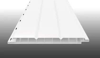 Die witterungsbeständigen 17 mm PVC-Profile sind in einer Länge von 3000 und 6000 mm verfügbar - ideal für dauerhafte Wand- und Deckenverkleidungen (Profil aktuell nur einseitig!)