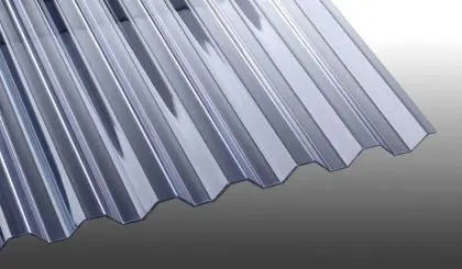Unsere glasklaren und sehr lichtdurchlässigen PVC Wellplatten eignen sich ideal für Carports, Schuppen, Terrassenüberdachungen oder Gartenhäuser.