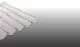 Die glasklare 1,0 mm Polycarbonat Wellplatte 177/47 ist als Lichtband für 177/47 Pfannenbleche perfekt geeignet