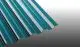Unsere witterungsbeständigen Wellplatten aus Polycarbonat in Grün mit K 76/18 Profil haben eine Stärke von 1 mm. Die Platten haben eine hohe UV-Beständigkeit und sind extrem Schlag- und Stoßfest.