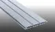 Graue 17 mm PVC-Paneele sind UV- und witterungsbeständig und eignen sich perfekt für Wand- und Deckenverkleidungen sowie Traufen- und Ortgangschalungen (Profil aktuell nur einseitig!)