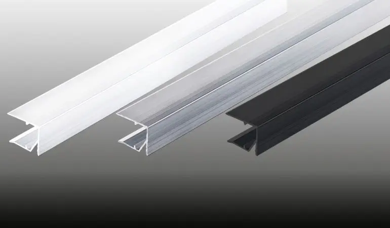 Das günstige 25 mm Alu U-Abschlussprofil ist in pressblanker Ausführung sowie mit weißer und anthrazitgrauer Pulverbeschichtung in 980 und 1200 mm erhältlich 