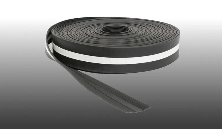 Rippenunterlegband 60 / 80 mm für Universalsystem: Zur Auflage auf die Unterkonstruktion für 8 und 10 mm Glasplatten 