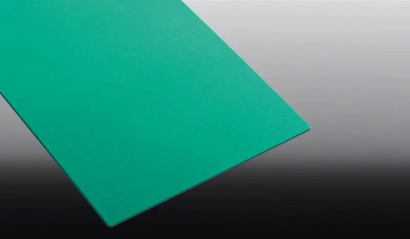 Hartschaumplatte, 3 mm, Grün, Strukturiert - 500 x 250 mm Freischaumplatte  aus PVC