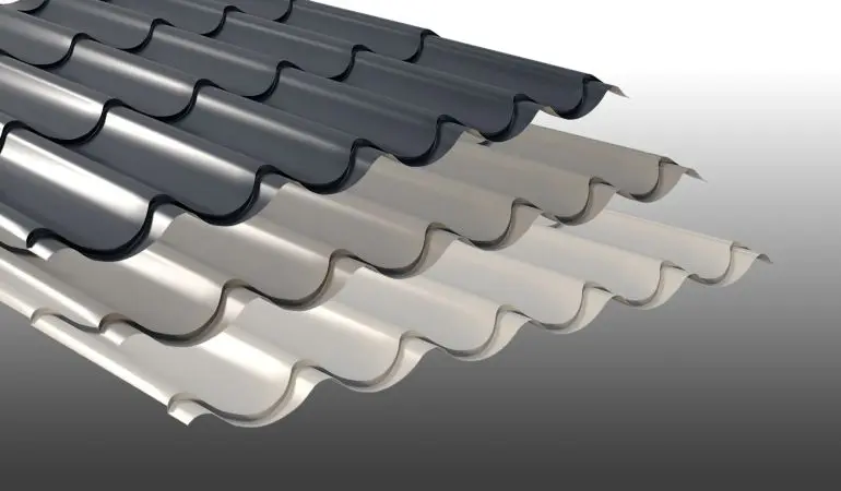 Unser CE-zertifiziertes Pfannenblech aus verzinktem Stahl hat die Beschichtung: 25 my Polyester. Sie können zwischen Längen von 1000 mm bis 7000 mm wählen oder individuelle Längenzuschnitte anfordern.