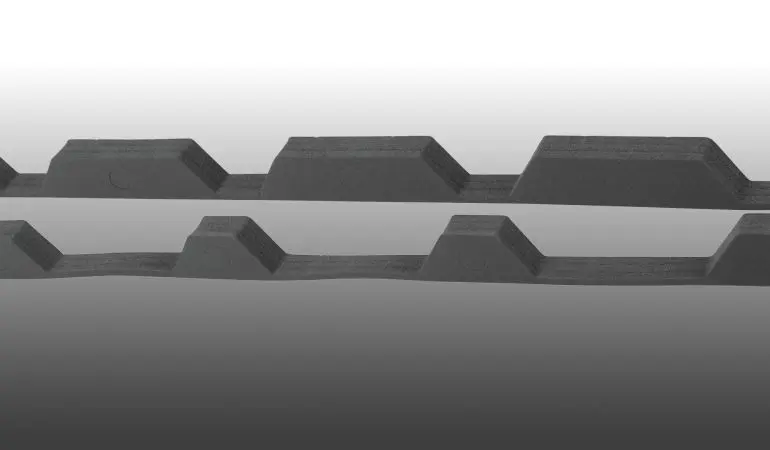 Unsere langlebigen Schaumstoff Profilfüller für 207/35 Trapezbleche haben eine Länge von 1035 mm. Die Profilfüller bestehen aus Schaumstoff und haben die Farbe Anthrazit.