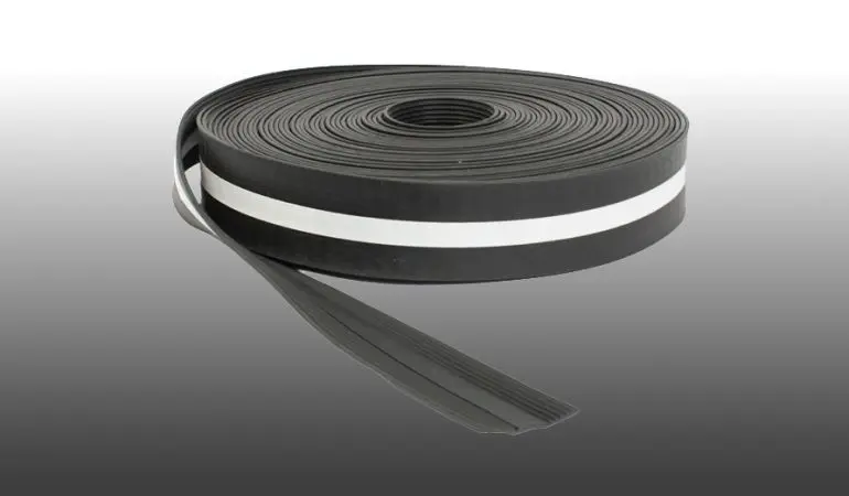 Rippenunterlegband 60 / 80 mm für Universalsystem: Zur Auflage auf die Unterkonstruktion für 8 und 10 mm Glasplatten