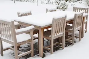 Das müssen Sie über die Einlagerung von Gartenmöbeln im Winter wissen