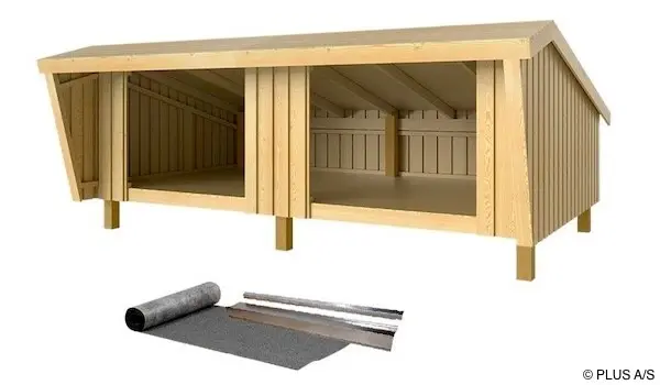 Gartenhütte Lara großes Modul für 4 Personen