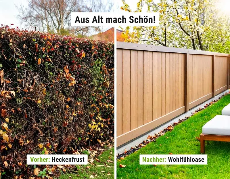 Hecke oder Zaun? Viele Vorteile sprechen für Sichtschutzzäune