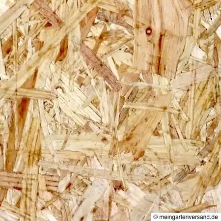 Detailaufnahme von OSB-Platte
