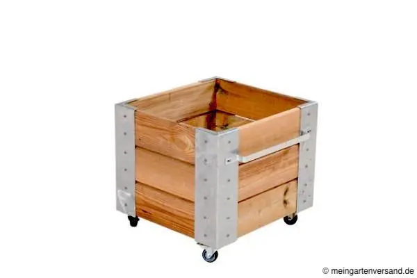 46 x 50 x 45 cm Pflanzkübel Cubic Klein (L x B x H) aus naturbelassener Lärche