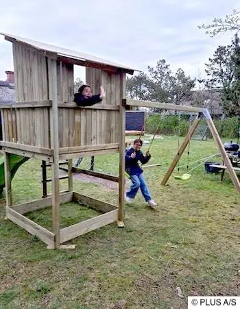 Alle Bauteile sind montiert, die Spielanlage wurde eröffnet