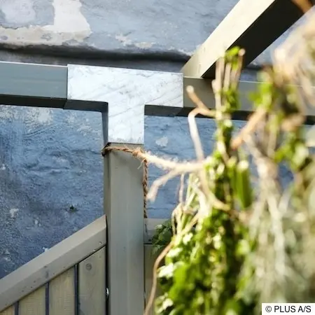 T-Verbinder für 9 x 9 cm Holzpfosten