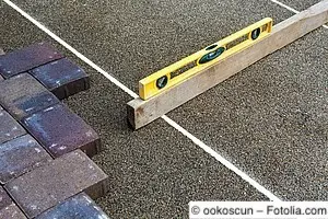 Schotter als Unterbau für Pflasterbelag