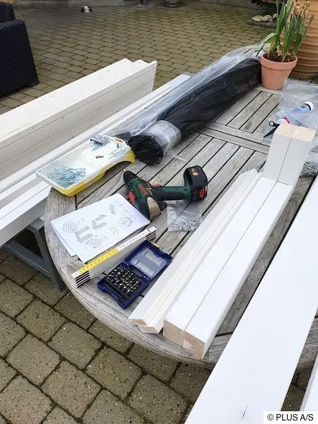 Alles durchgetrocknet? Dann kann die Montage beginnen