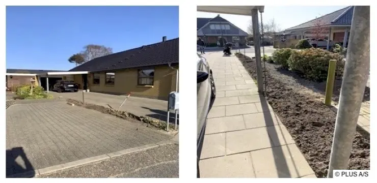 Um Platz für die Zaunanlage zu schaffen, rissen die Knudsens die alte Hecke aus