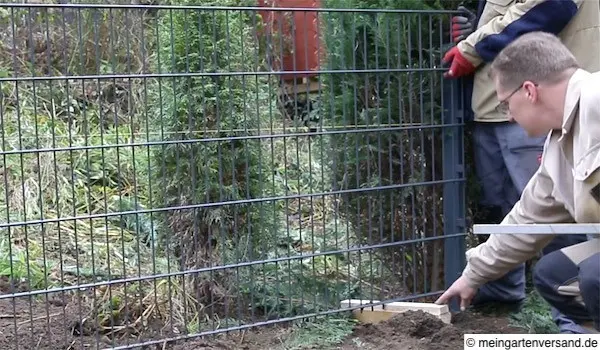 Stabmatte unterfüttern