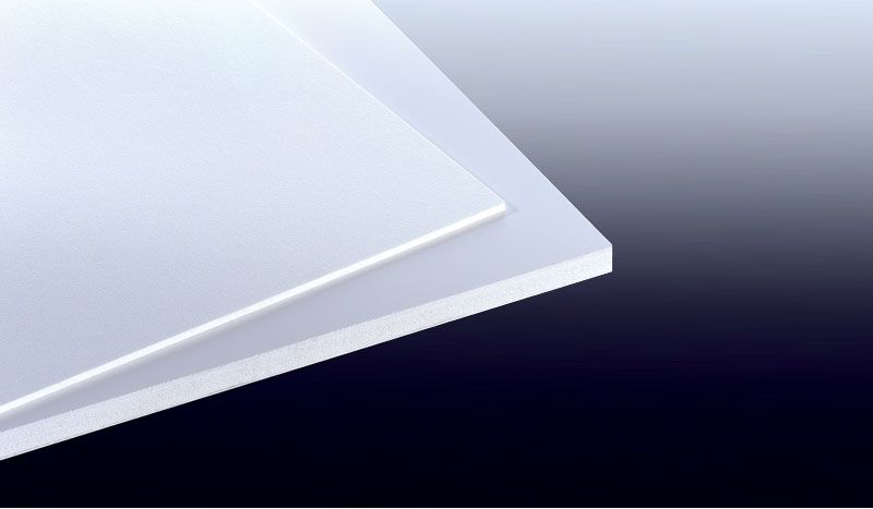 RESHEIM PVC Hartschaumplatte Hartschaum 10mm Weiß Zuschnitt Wunschgröße 44 €/qm 