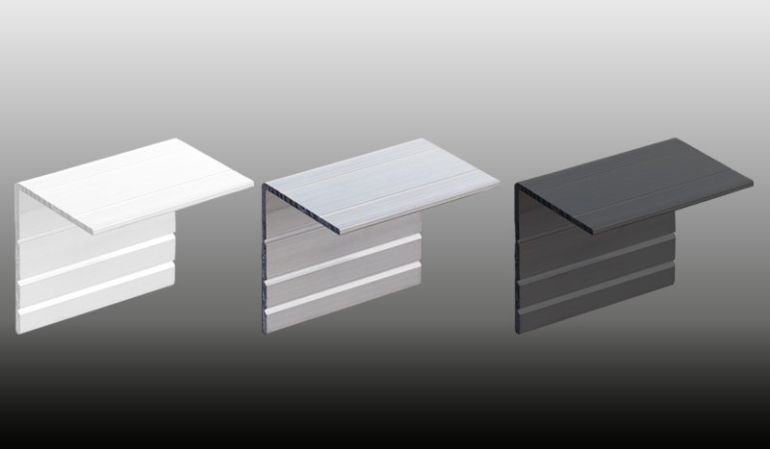 Für ein einheitliches Gesamtbild: Der preiswerte 52 x 40 x 2 mm Abschlusswinkel aus Aluminium verschließt elegant die Profilenden